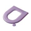 Coussin de Siège de Toilette Surface Douce au Toucher EVA Imperméable Tapis de Toilette Portable Lavable Conception avec Poignée Coussin de Siège de Toilette Hygiénique