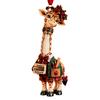 Giraffenmuster Hängende Ornamente Weihnachten Geldhalter Ornament, Acryl Geldklammer Dekoration für Leichte Dekorationen Baumtasche Auto, Süßer Beruf