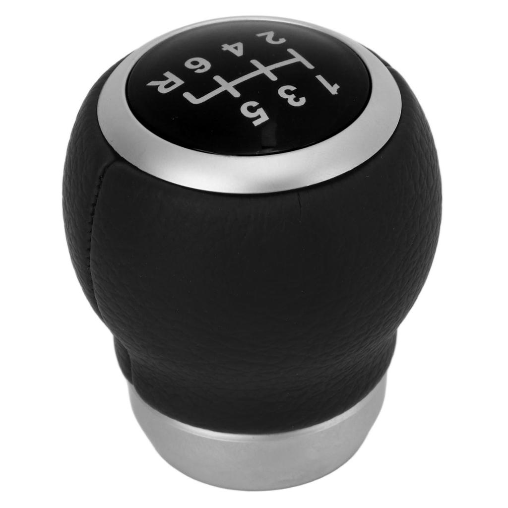 6 Speed Gear Shift Knob Manual Transmission Artificial Leather Replacement for Subaru Black