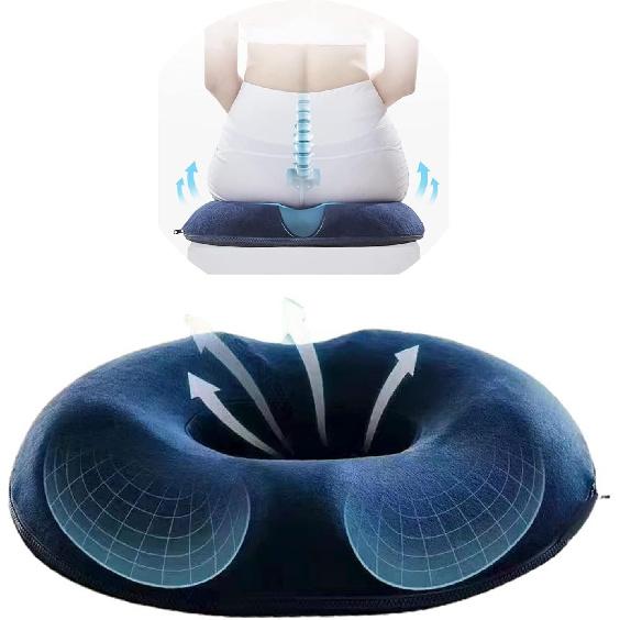 Donut Pillow Hemorrhoid Seat Cushion for Office Chair, Premium Memory Foam Chair Cushion, Ventilate Chair Chair Cushion for Pregnant Women, for