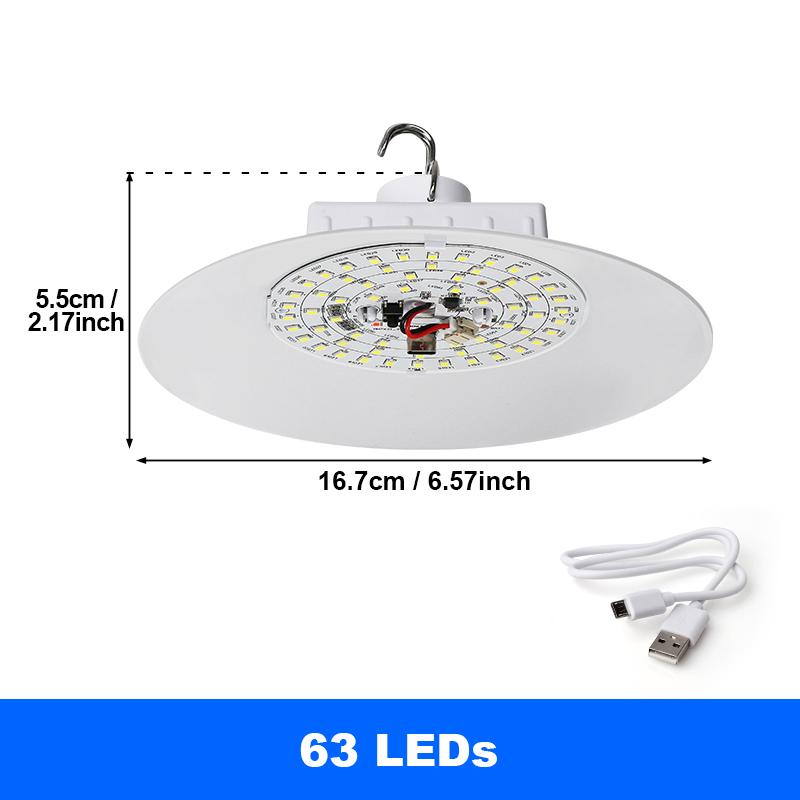 

Rechargeable LED Light Bulb High Brightness USB 5V Light Bulb 39 / 63 LEDs For Home Derection Ceiling Lamp Ampoule LED Lamp