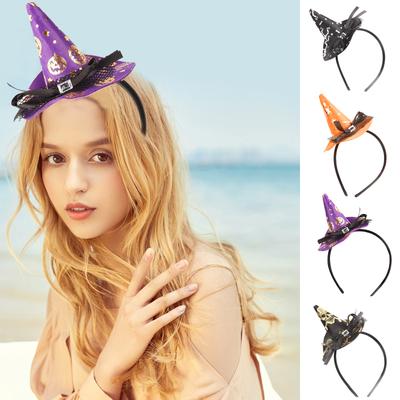 Accessoire de Cheveux Bandeau Chapeau de Sorcière Bandeau pour Costume Cosplay d'Halloween Carnavals Fête Headband