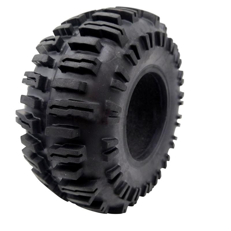 Durable Soft Rubber 2.2" Rock Crawler Tires With Foam For Axial Scx10 Wraith Trx-4