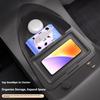 For 24 BYD Yuan PLUS Central Control Lower Storage Box Silicone Storage Box Anti-Slip Waterproof Car Interior Modify Accessories