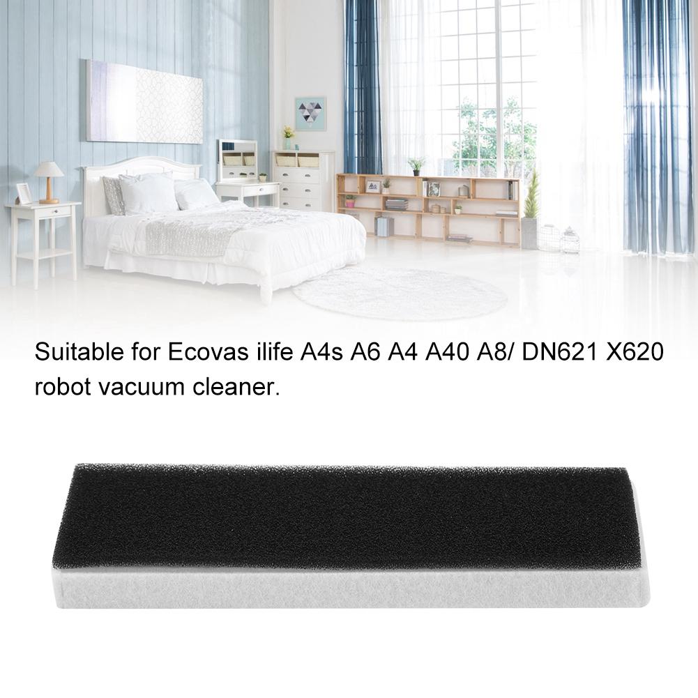 5 PCS HEPA Filter for Ecovas ilife A4s A6 A4 A40 A8  DN621 X620 Robot Vacuum Cleaner