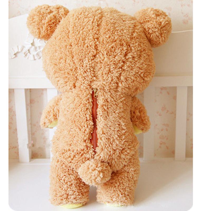 80cm Queen Size Rilakkuma Plush Toy Kawaii Relax Bear Stuffed Dolls Animals Teddy Cushion Xmas Gift For Kids Birthday Present