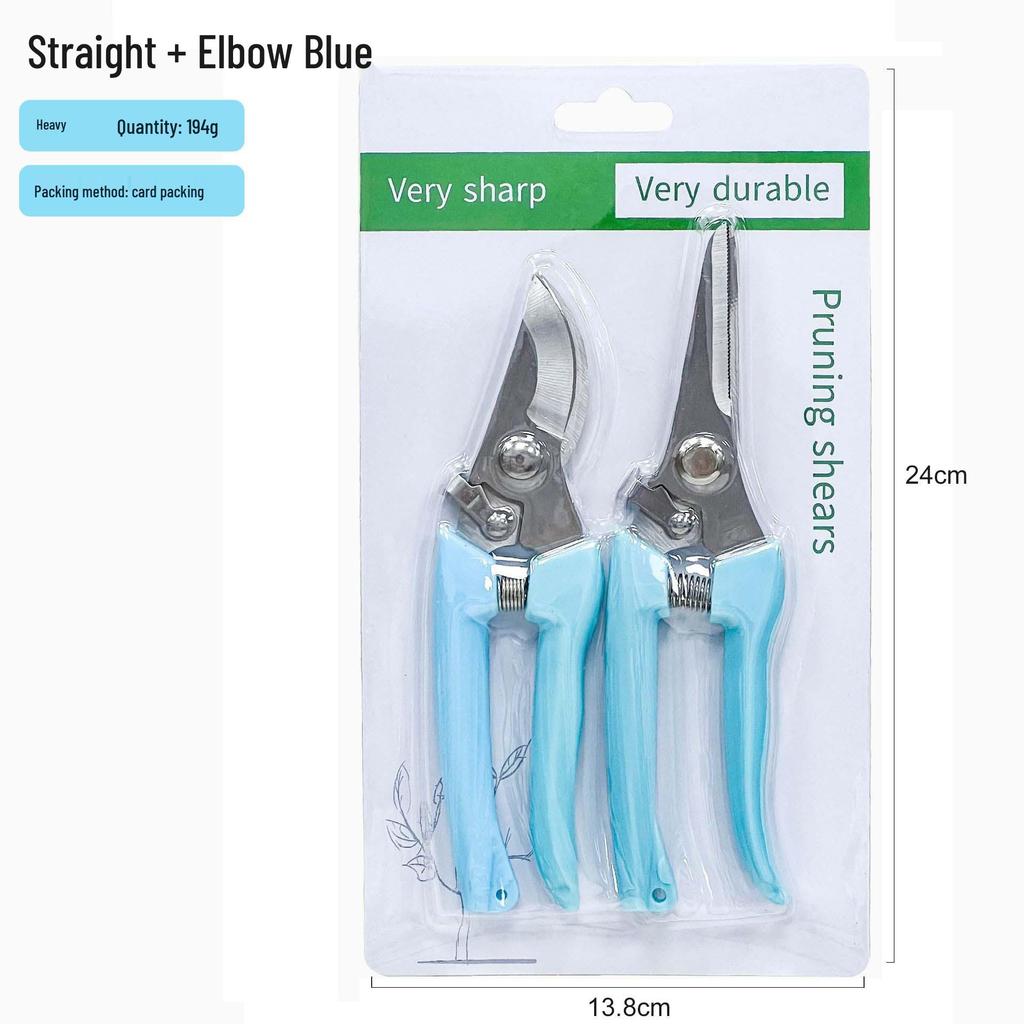 Heavy Duty Stainless Steel Pruning Shears - Multipurpose Garden and Fruit Picking Scissors