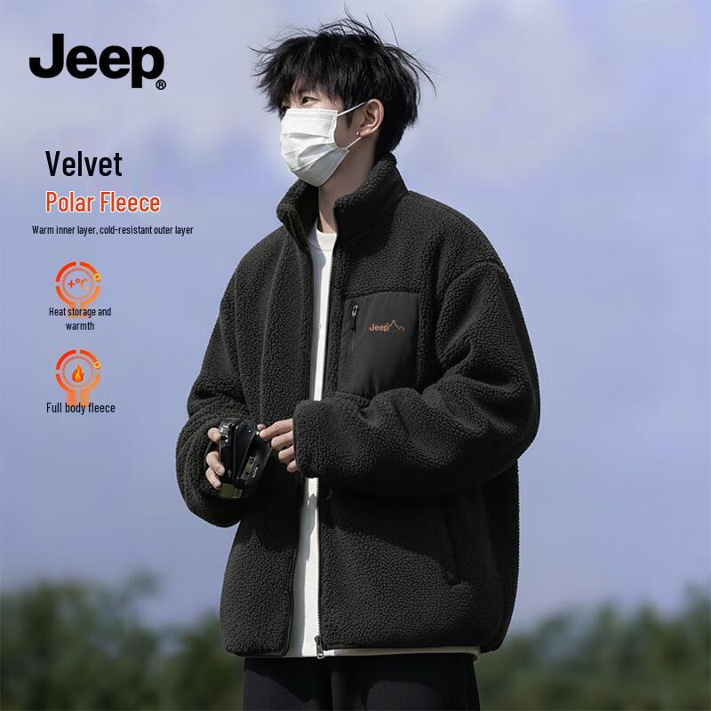 JEEP Men s Thermal Fleece-Lined Jacket 2XL