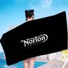 N-NORTONS Motorcycle Big Microfiber Beach Towels Quick Dry Towel Sand Beach Towels Pool Towel For Travel Swim Pool Yoga