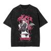 My Dress-Up Darling Marin Kitagawa Pannello Manga Lavaggio Vintage Unisex Cotone Pesante T-Shirt Streetwear Nera