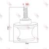Motorcycle Accessories M8 Swingarm Spools Slider Stand Screw For Zontes Shengshi ZT310X 310T 310V ZT310R G1 125 ZT125 ZT125U
