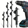 Spiral Hole Drill Bit - Home Planting Spiral Drill Bit - Planting Tool for Loosening Soil and Digging Holes, Garden Drill Bit,
