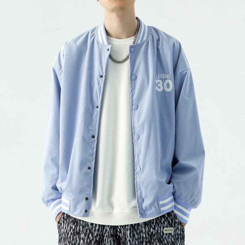 

GENIOLAMODE Men s Color-Block Varsity Jacket 2XL