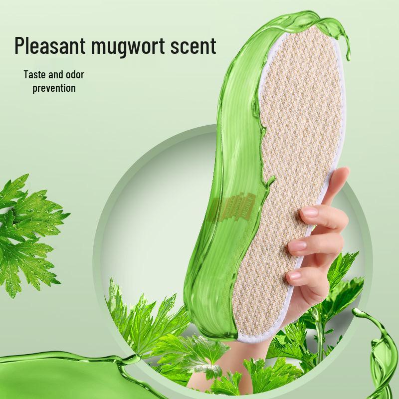 Linen Deodorizing Breathable Cotton Insoles for Leather Shoes - Sweat-Absorbing, Comfortable, and Long-Lasting Fragrance for Men and Women.