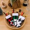 Red Dog Claw Socks Black Christmas Tree Pendant Creative Christmas Storage Sock  New Year