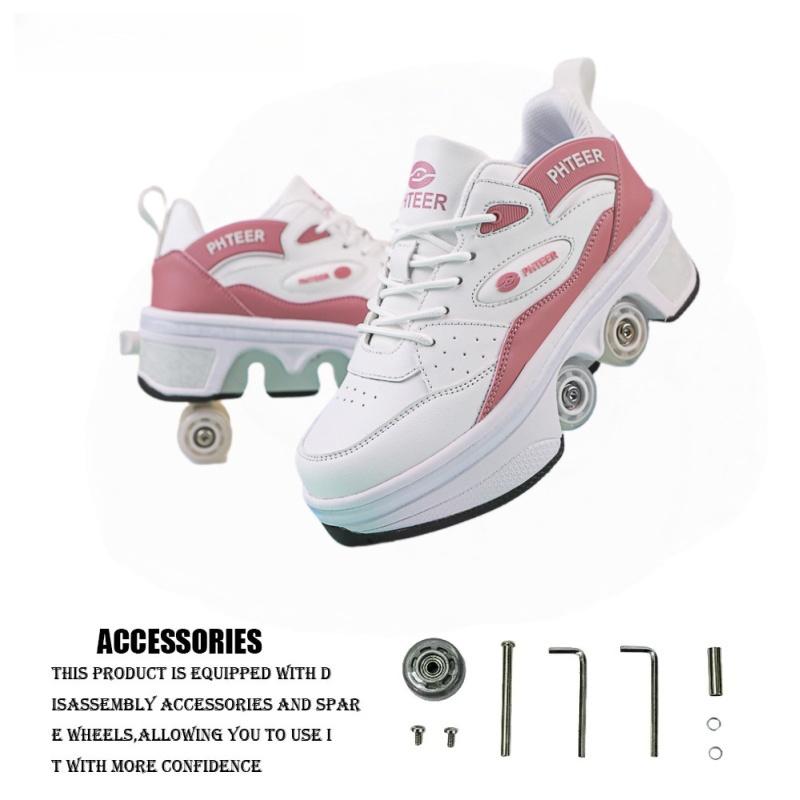 Rollers for Shoes Sports Shoes On Wheels Roller Skates Roller Skates for Girls Boys Roller Skates Shoes with Wheels