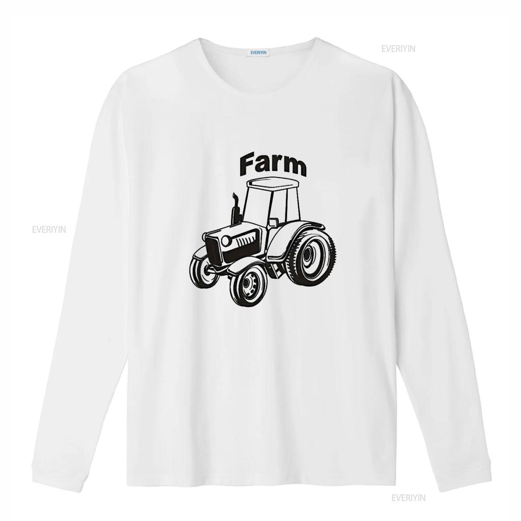 Mens FARM Cool T Shirt White vintage Washed Comfortable homme Versatile designer clothes Stretched fashion Stylish graphic
