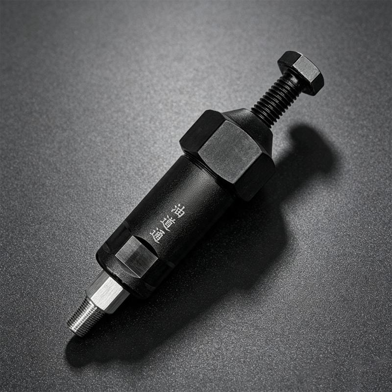 Metal Lubrication Fitting Service Tool with Thread End for Equipment Care, Manual Passage Cleaner for Garage Use