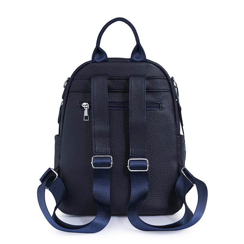 Damen Rucksack aus weichem Leder Vintage Reiserucksack