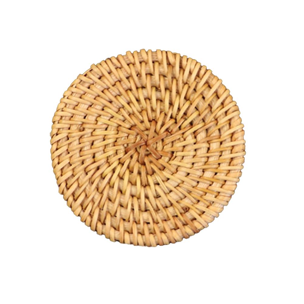 Insulation Pads Rattan Coasters Environmentally Friendly
