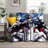 Robotic Warrior Design Blanket Flannel Blanket for Bed, Sofa, Camping, Hiking, Picnic Essentials, Gift for Family Fan Gifts