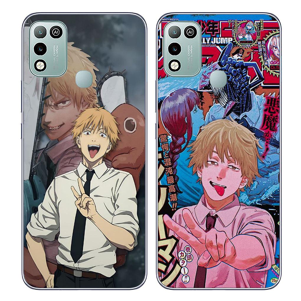 Chainsaw Man Gir Denji Makima Cover for Motorola Moto G13 G14 G53 G54 G62 G72 G82 G84 E13 E20 G42 G32 G23 G22 Casing Phone Case