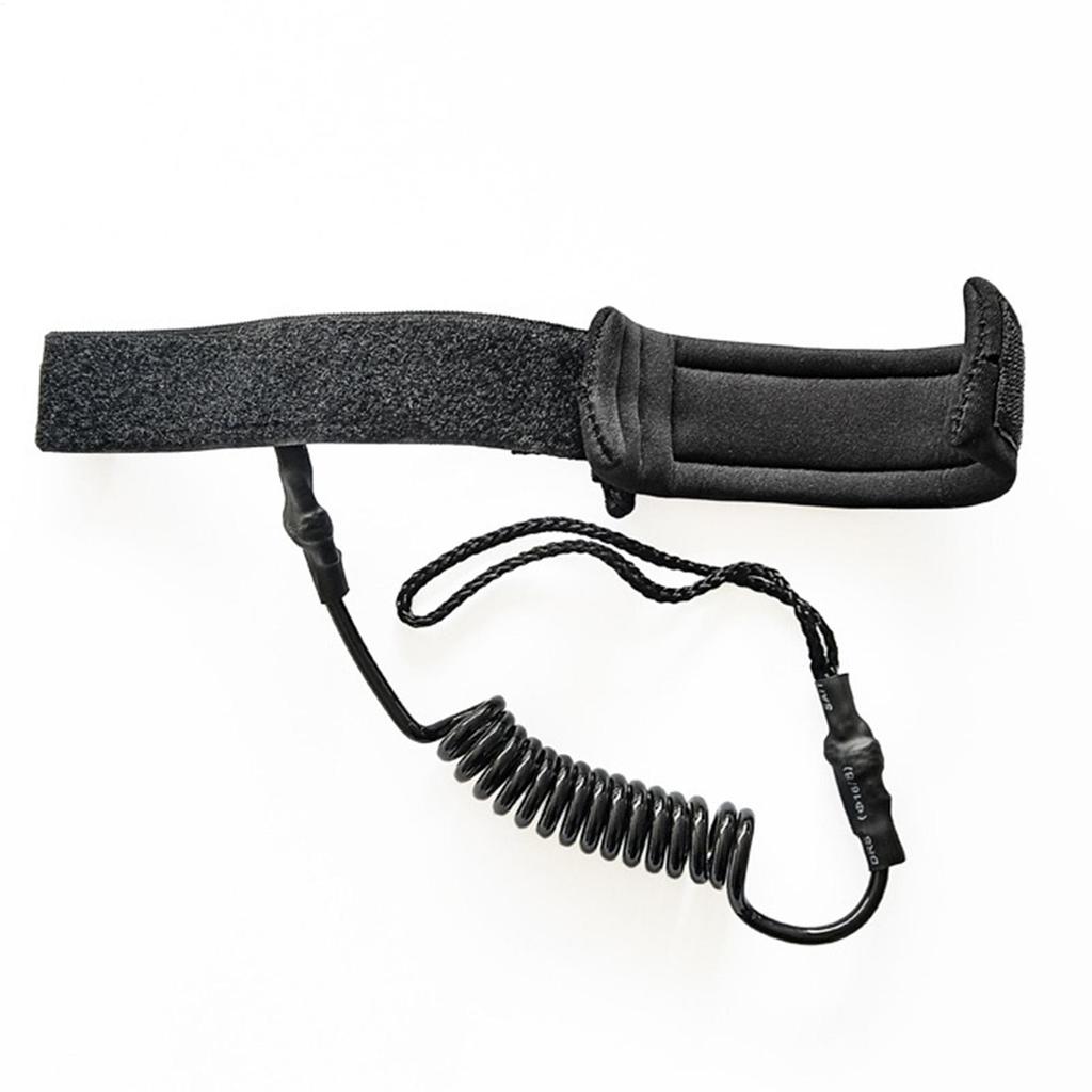 TPU Surfboard Leash Adjustable Coiled SUPs Spring Wrist Strap Stand-Up Paddle Board Leg Rope Shortboard Longboard Safety Leash