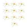 10pcs Artificial Baits Dices Shaped Fishing Lure Slow Sinking Flexible Whiskers Lure Saltwater Baits Fishing Accessory