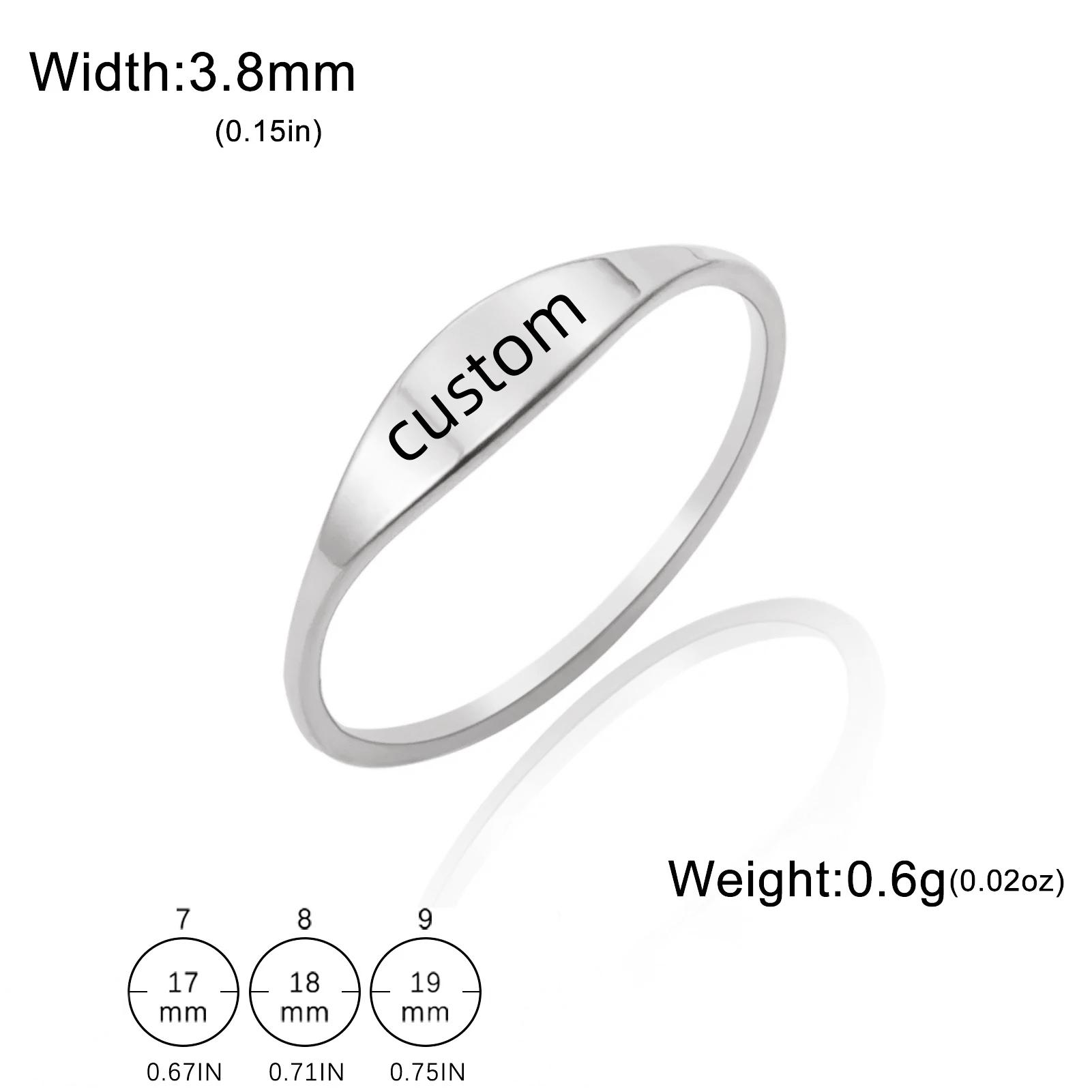 Custom Skinny Name Ring Personalized Stackable Rings in Sterling Silver Custom Minimalist Ring Message Ring Bridesmaids Gift 7