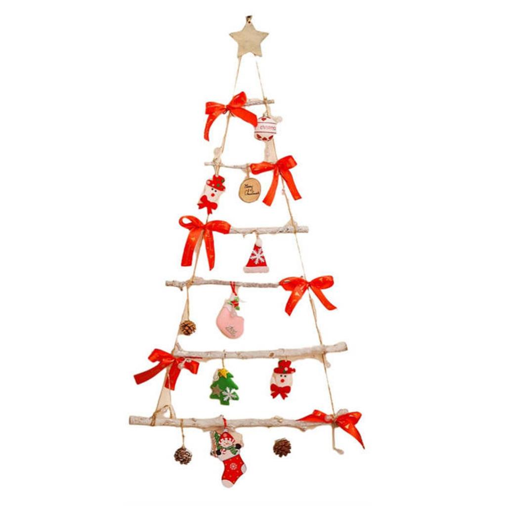 Christmas Decorations Navidad Artificial Christmas Tree Decoration Wall Christmas Tree Home DIY Luminous Pendant Foldable
