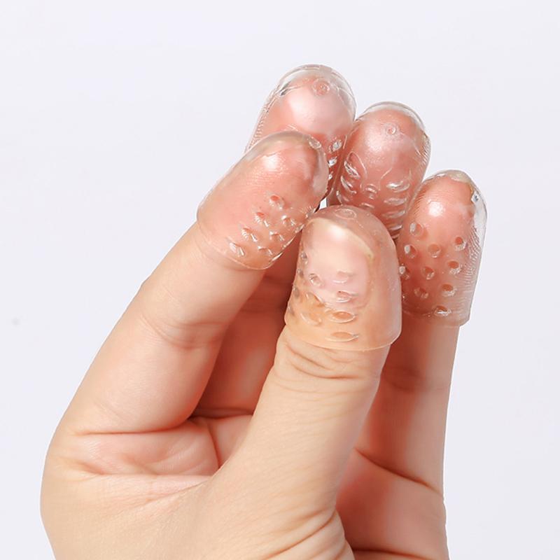 10Pcs Pain Relief Silicone Toe Protectors Breathable Toe Covers for Ingrown Toenails/Corns/Blisters