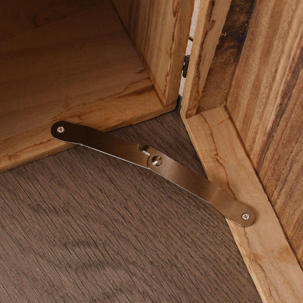 Silver Antique-Style Chinese Wooden Box Hinges