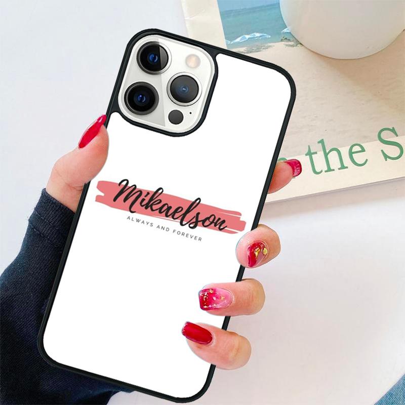 

Mikaelson Family Phone Case For iPhone 16 15 14 plus XR XS 11 12 13 Pro max Soft Bumper Shell Cover coque iPhone XR