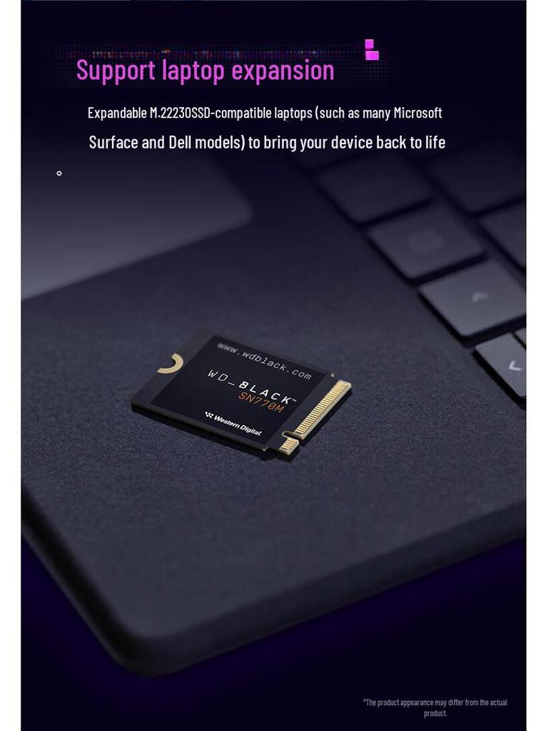 Western Digital 1TB SN770M PCIe 4.0 M.2 2230 NVMe SSD