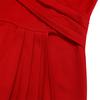 JKASHDK Abiti casual a vita alta con scollo a maniche lunghe con stampa tinta unita primavera autunno moda donna