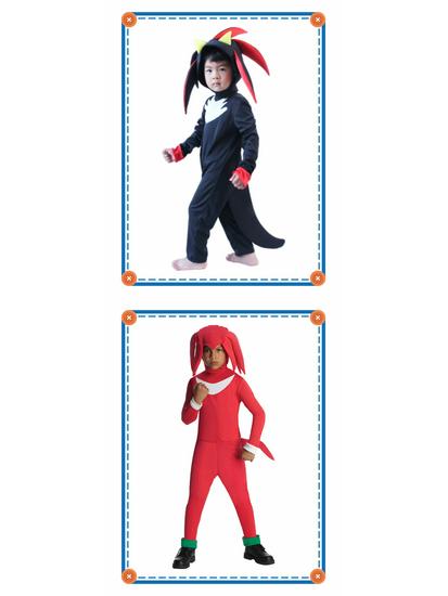 Children's Sonic the Hedgehog Halloween Costume - Anime Cosplay Outfit
