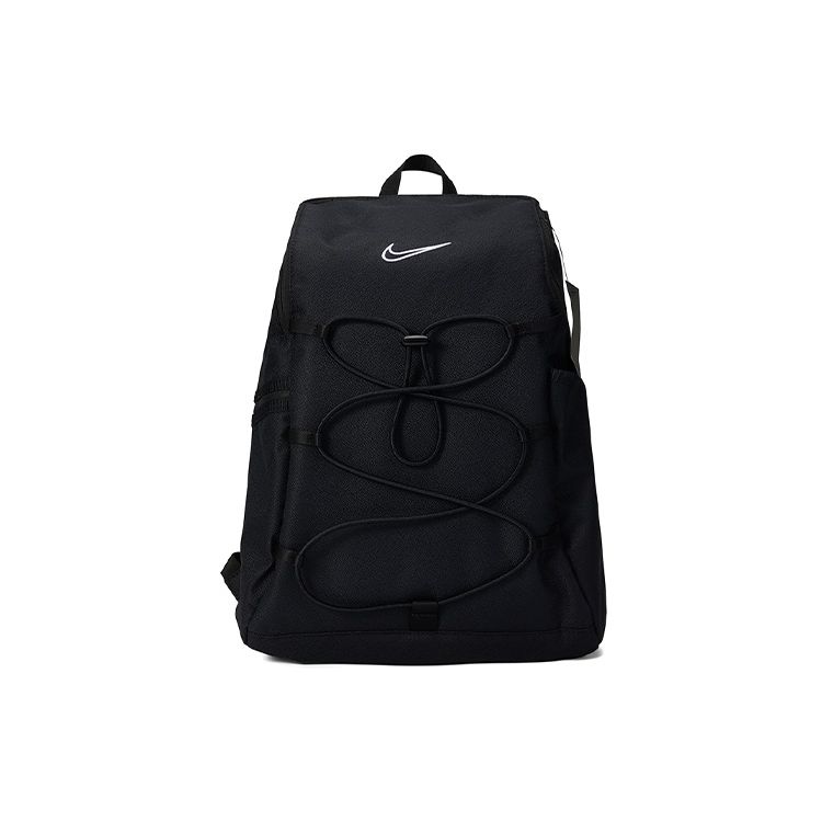 

Nike Logo Eco-Friendly Material Student Training Fabric Backpack Unisex Backpacks Black CV0067-010 Black
