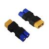 FLY RC 4-Piece XT60 Female Connector Plug To EC3 Male Plug Adapter for LiPo (XT60 Female To EC3 Male)