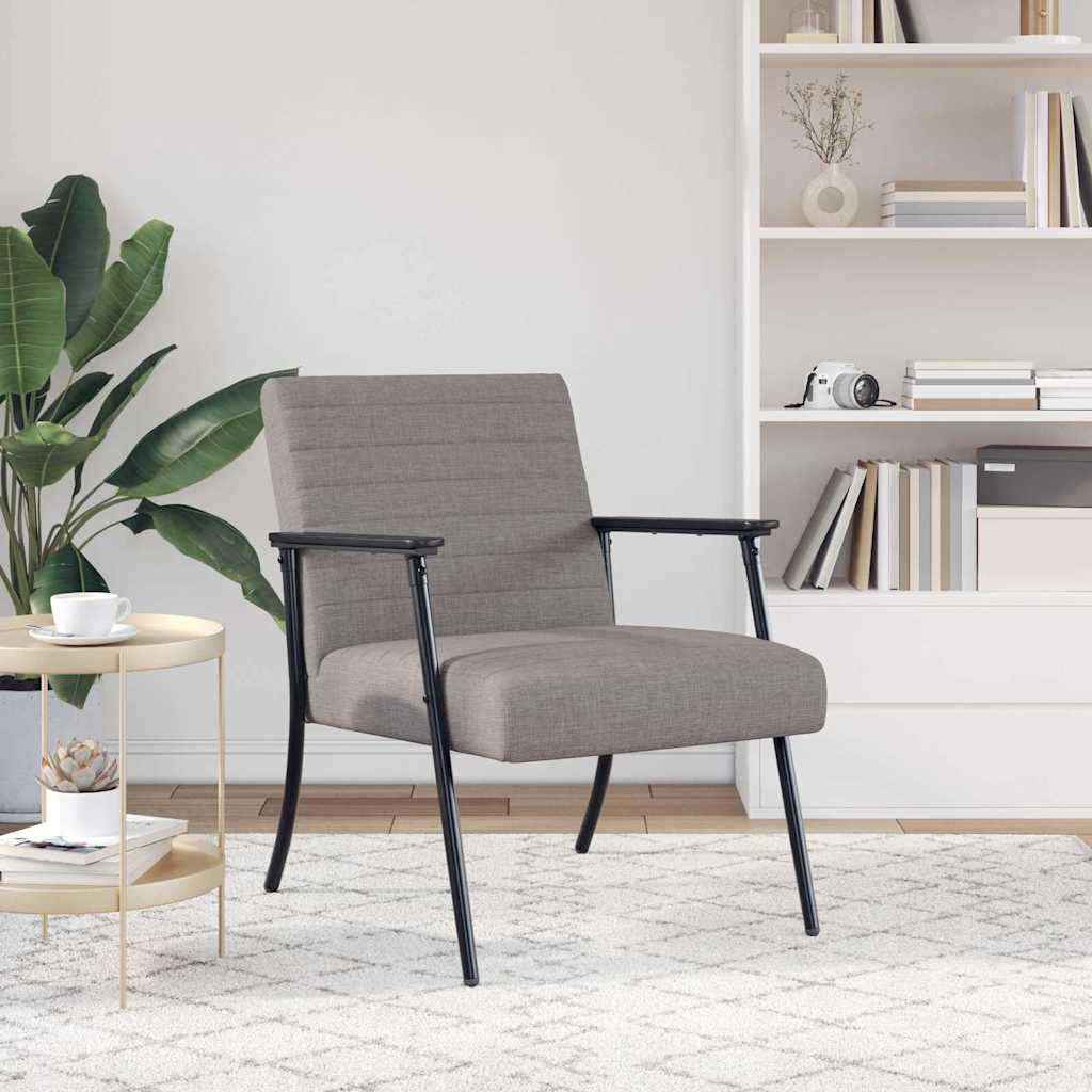 Armchair Taupe 59 X 75 X 78 Cm Fabric