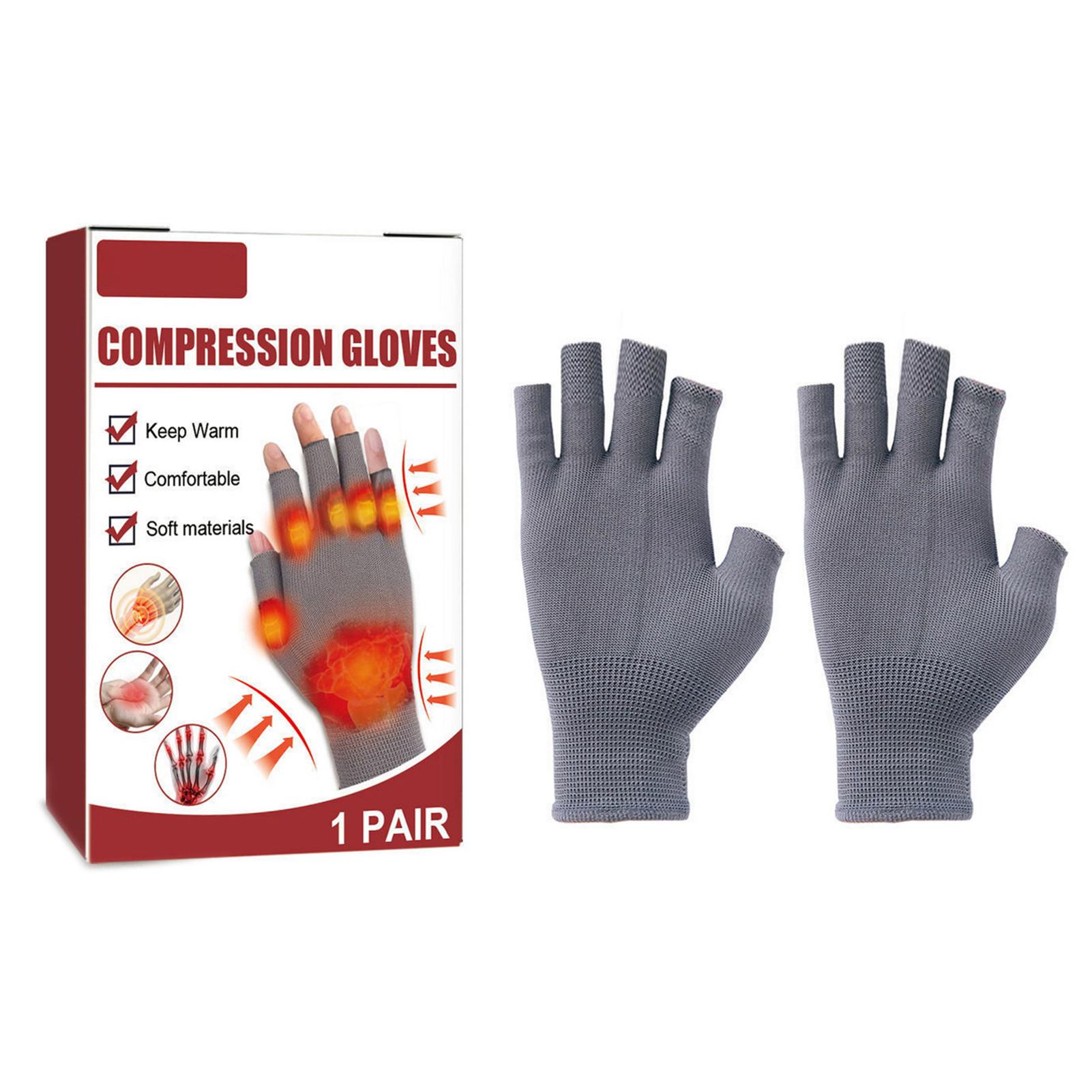 

Arthritis Compression Gloves for Hand Pain Relief Wrist Support Brace Nylon Material Breathable Design for Office Work Training