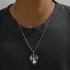 A Stylish And Unique Necklace Suitable for Both Men And Women, Featuring a Guitar Note Pendant, Perfect As a Gift for Music Enthusiasts.
