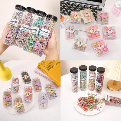 Elastic Children's Hair Bands - Gentle On Hair, Korean Small Honey Bean Design Hair Accessories