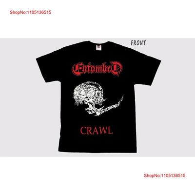 Entombed Clandestine T Shirt Death Metal Grave Dismember Unleashed Pestilence Vintage Washed Fashion Unisex Breathable Stylish
