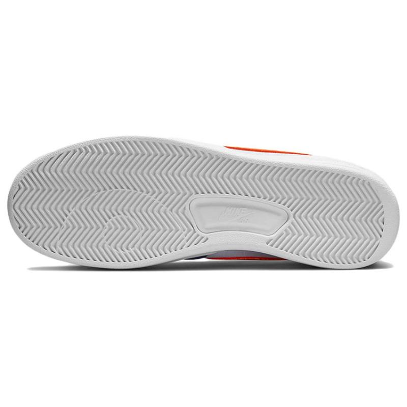 Nike Sb Adversary Premium White Navy Safety Orange Skateboard Shoes CW7456-402