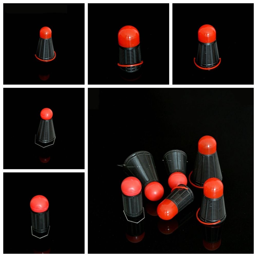 Effective Bait Placement Black Red Fishing Bait Thrower  Catching Tool