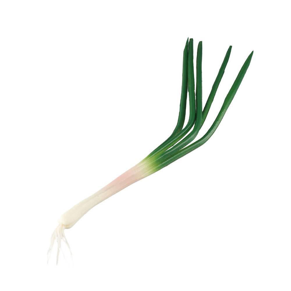 Realistic Simulation Vegetable PU Imitation Scallions Model Artificial Green Onion  Photography