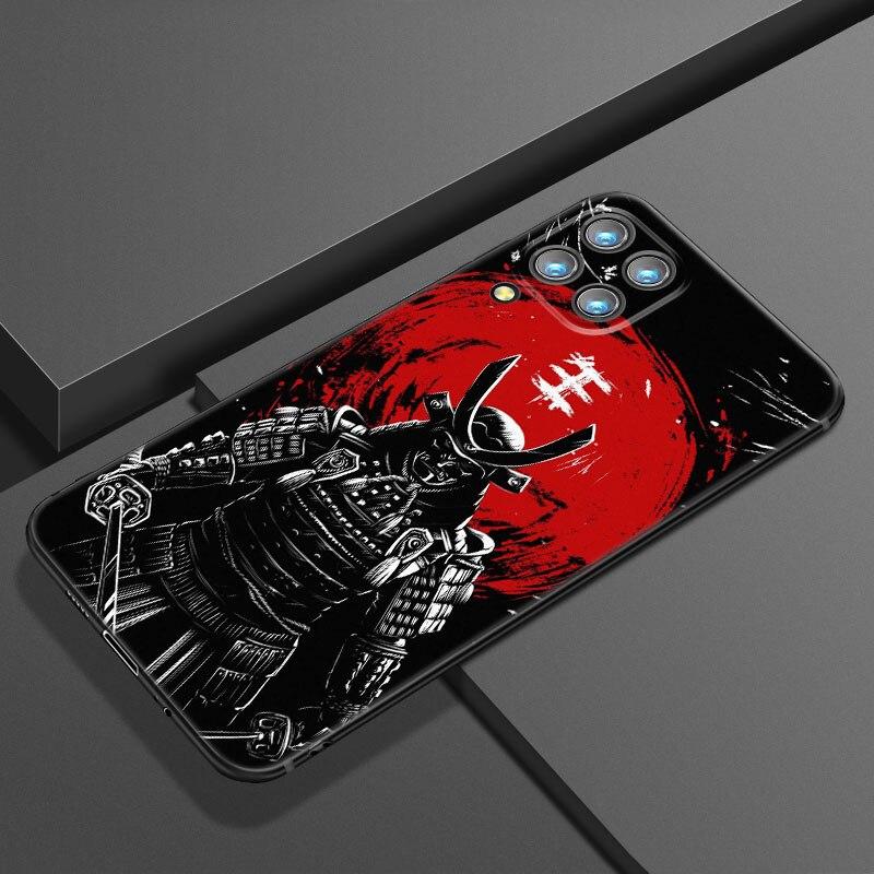 Japanese Samurai Art Phone Case For Samsung Galaxy A21 A30 A50 A52 S A13 A22 A32 4G A23 A33 A53 A73 5G A12 A31 A51 A70 A71 A72