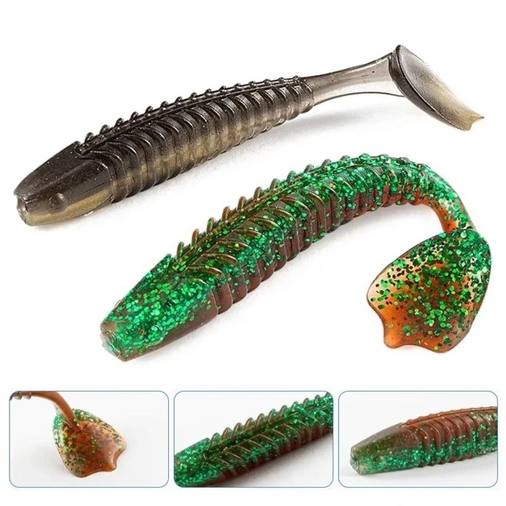 2.5g Soft Fishing Bait 65mm Soft Fishing Lures Fishy Smell Wobbler Fishing Lure For Bass Fishing
