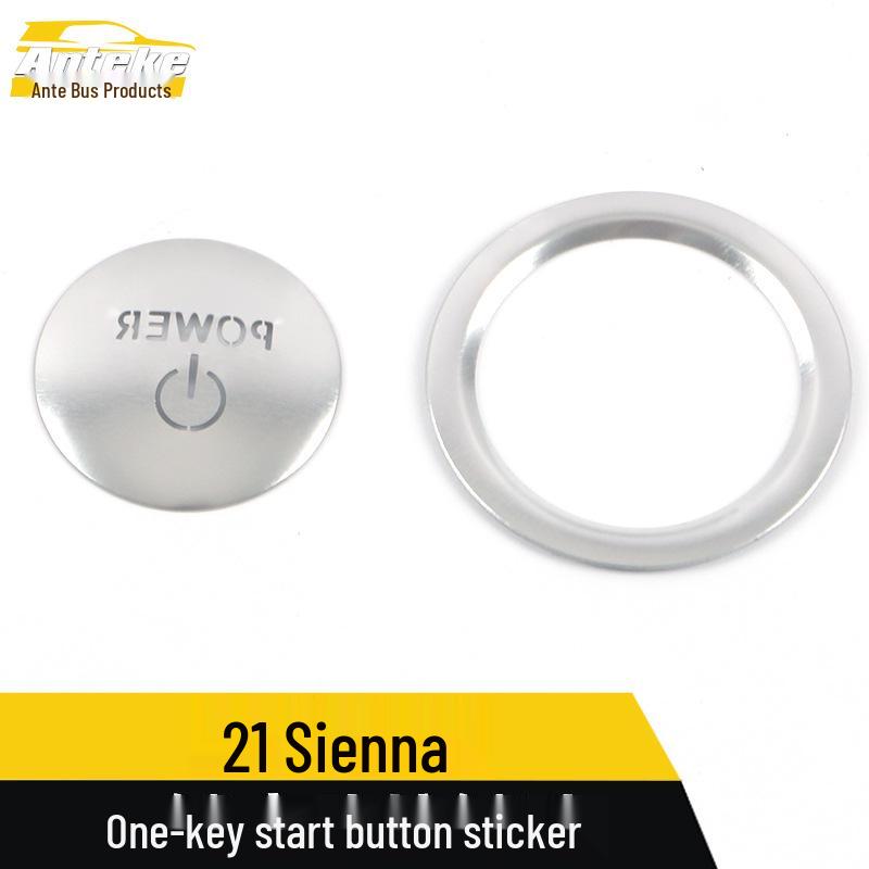 Sienna Ignition Button Sequin Sticker for 2021 Model - Car Accessory