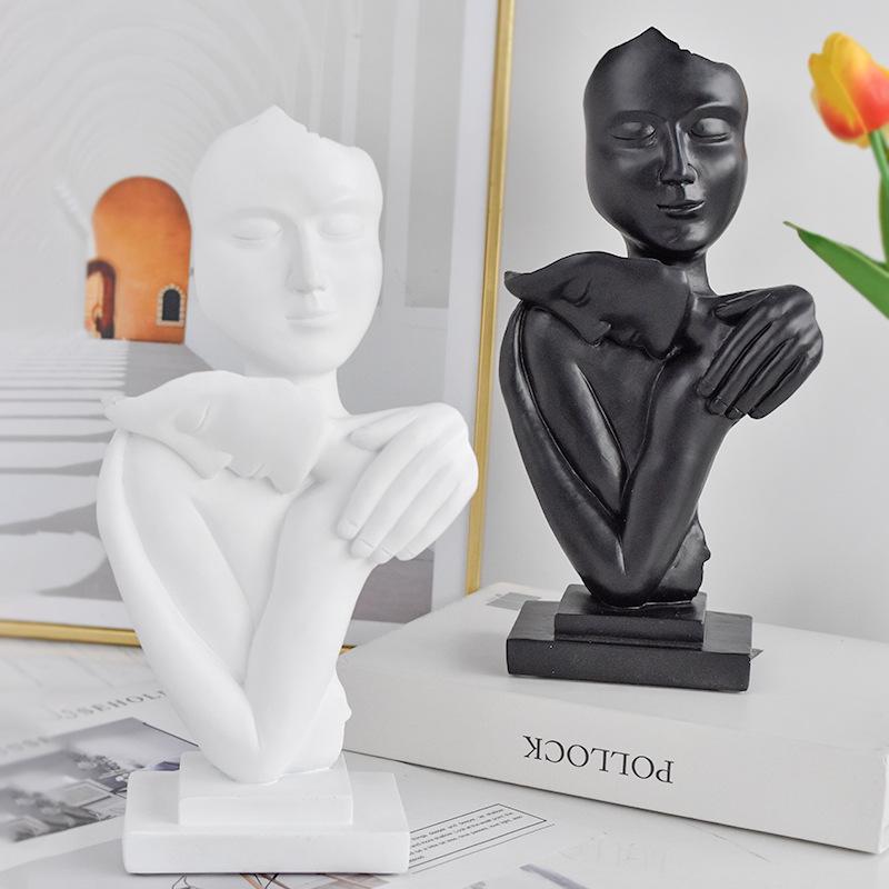 Elegant Resin Ornaments for Home, Office, or Bookshelf Display